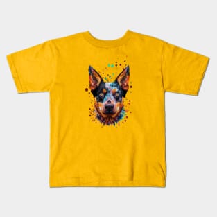 Cute Australian Cattle Dog Kids T-Shirt